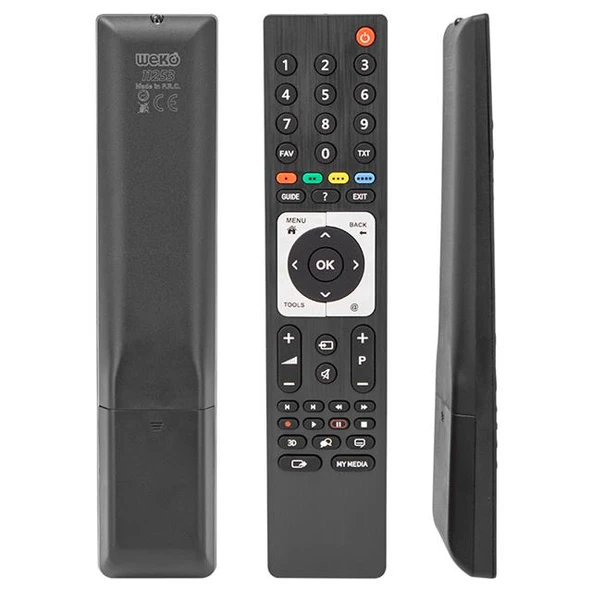 Arçelik Beko TS4187R-2 / Grundig 3D Metalik Guide Tuşlu Lcd Led Tv Kumandası ürün görseli 1