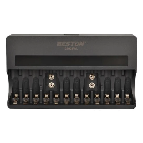 Beston C9028WL AA/AAA/9V/C Boy/D Boy/Lion Hızlı Pil Şarj Cihazı ürün görseli 1