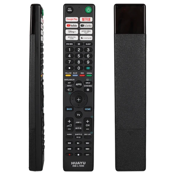 RM-L1890 Sony Netflix Youtube Prime Video Google Play Disney+ Tuşlu LCD Led TV Kumanda ürün görseli 1
