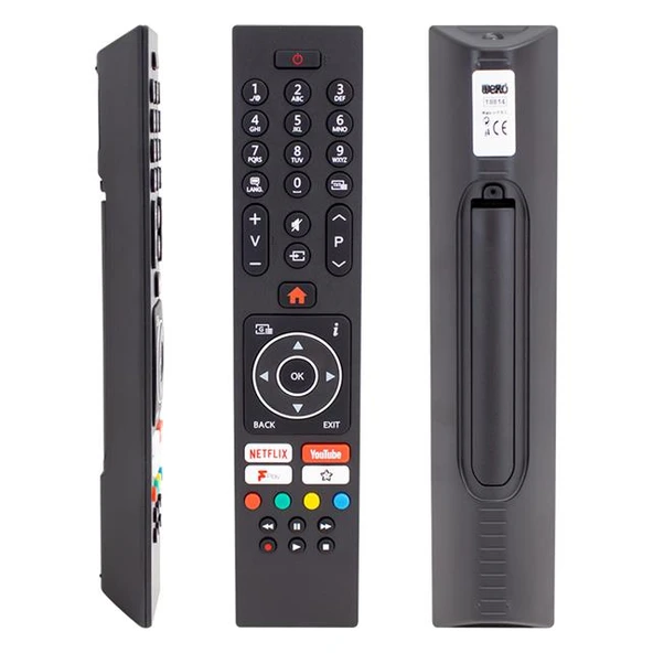 Vestel 49UD8200 - 55UD8450 Netflix-Youtube-Play Tuşlu Lcd-Led Tv Kumanda (RC43137-30101403) ürün görseli 1