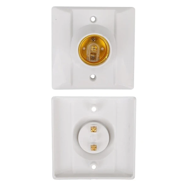 Ledx E27 Lamba Ampul Tutucu Taban - Resim 2