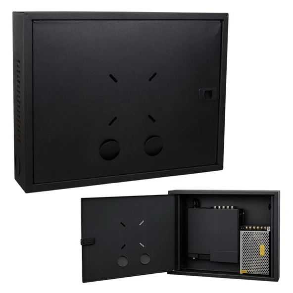 Fury 45X35x10cm Dik Tip Siyah DVR / NVR Güvenlik Kabini Pano ürün görseli 1