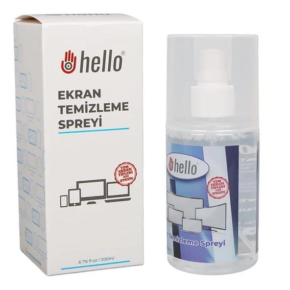 Hello HL-27270 200ML Profesyonel Ekran Temizleyici Sprey Telefon Tablet TV Ve Laptop Temizleme Solüsyonu ürün görseli 1