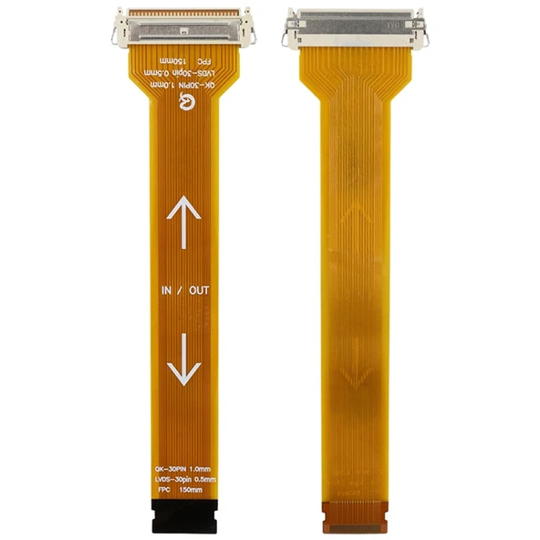 30 Pin 0.5Mm Pitch 150Mm Esnek Flat Kablo (FFC) LCD Panel Tamir Flexi ürün görseli 1