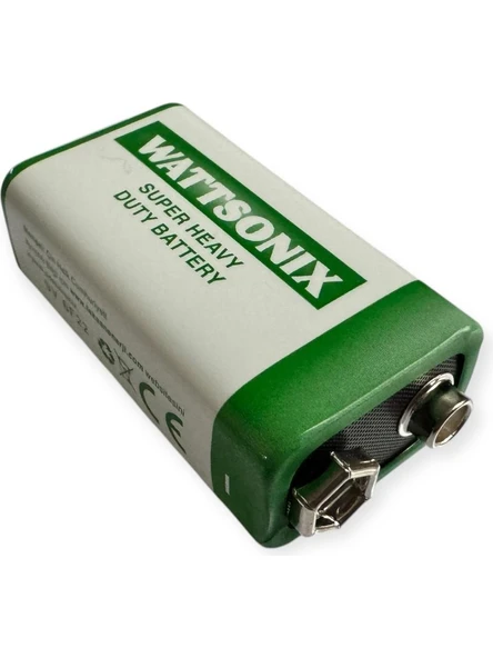 Ayt Wattsonix Çinko Karbon 6f22 9 Volt Pil 2 Adet ürün görseli 1