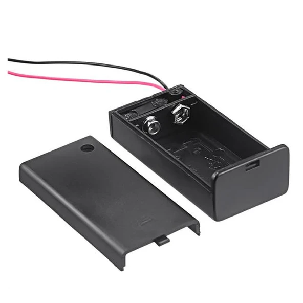 9 Volt Pil Kutusu Kapaklı Açma/Kapama Anahtarlı IC-233D ürün görseli 1