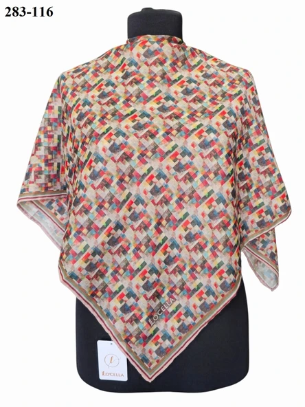 Locella Soft Pamuk Eşarp 283-116 - Resim 2