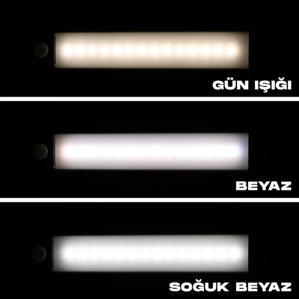 Powermaster SD-333 USB'li Hareket Sensörlü 23 Cm Ledli Lamba - Resim 2