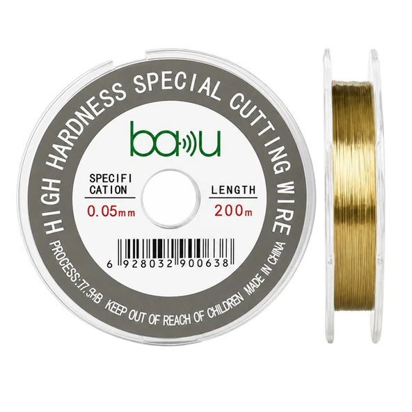 Baku 0.05Mm 200 Metre Yüksek Mukavemetli Profesyonel LCD Ekran Ayırma Çelik Teli ürün görseli 1