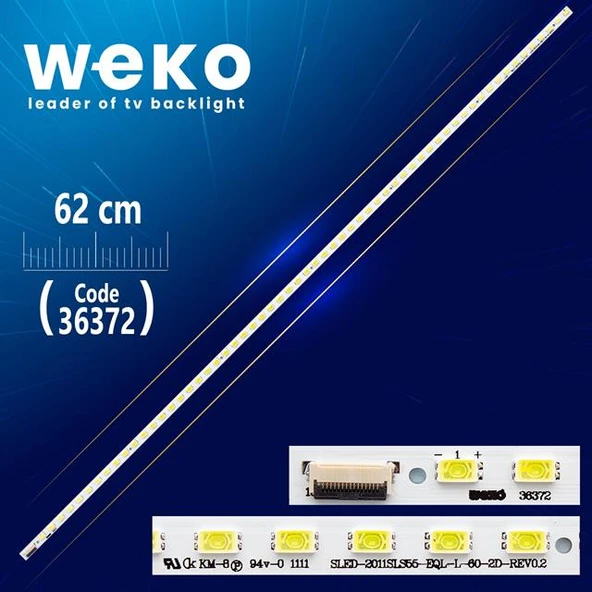 55INCH-2D2E-60A S1L4-550SMA-R1-60 LEDLİ-62 CM - Tv Led Bar (Tvnizi açıp içindeki led barla birebir aynısı olduğunu görmeden almayınız. Sonrasında iade ALMAMAKTAYIZ.) ürün görseli 1