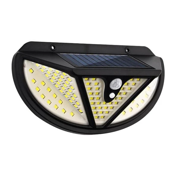 Powermaster MX-118 118 SMD Ledli Hareket Sensörlü Üç Modlu Solar Duvar Lambası ürün görseli 1