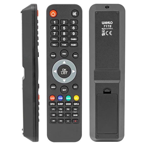 Botech Piko 207 HD CAS Uydu Alıcı Kumandası ürün görseli 1