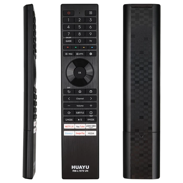 RM-L1979 Toshıba Netflix Youtube Prime Video Google Play Dısney+ Tuş LCD Led TV Kumanda ürün görseli 1