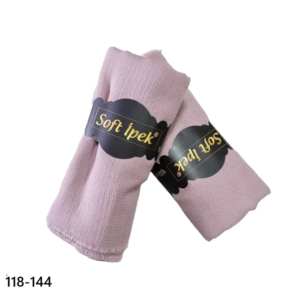 Soft İpek Mio Caz Pamuk Şal (A. pudra) 118-144 ürün görseli 1
