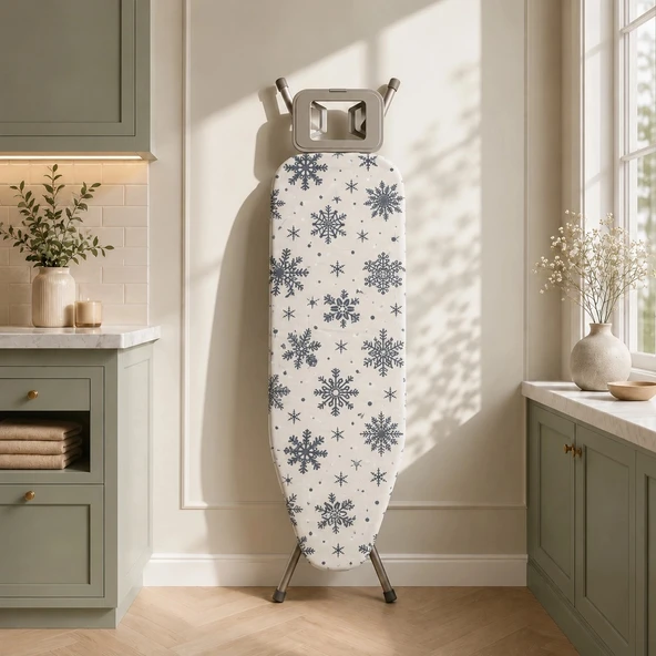 Pionny Keçeli Ütü Masası Kılıfı - 55x140 cm - Snow ürün görseli 1