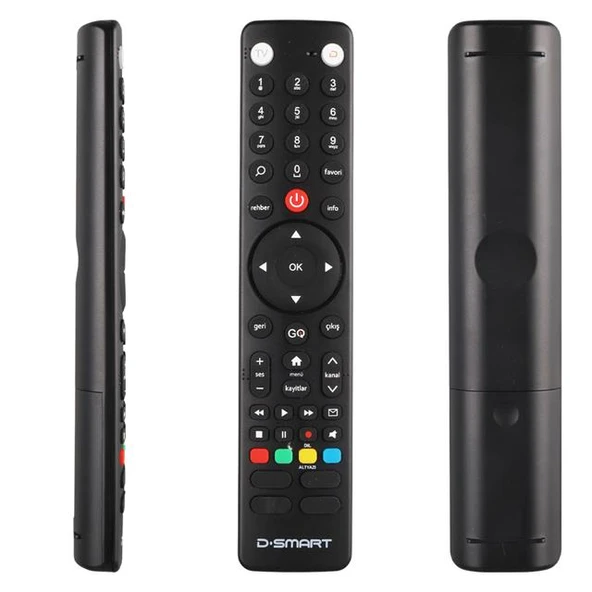 Weko D-Smart Yeni Seris GO Tuşlu HD Uydu Alıcı Kumandası ürün görseli 1