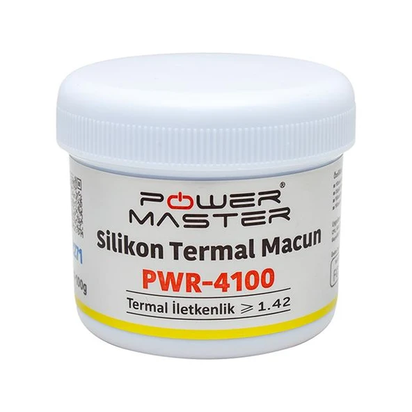 Powermaster PWR-4100 Beyaz Termal Macun 100 Gram 1.42W/M-K ürün görseli 1