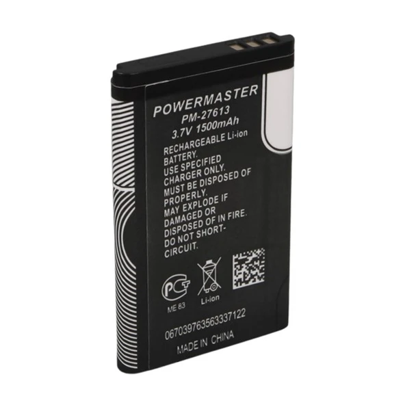 Powermaster PM-27613 Li-İon 3.7 Volt 1500 Mah 5.55 Wh Telsiz Batarya Pili ürün görseli 1