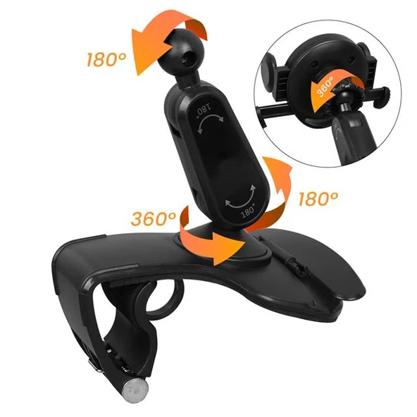 Powermaster RT-703 Numaratörlü Araç İçi Telefon Tutacağı - Resim 3