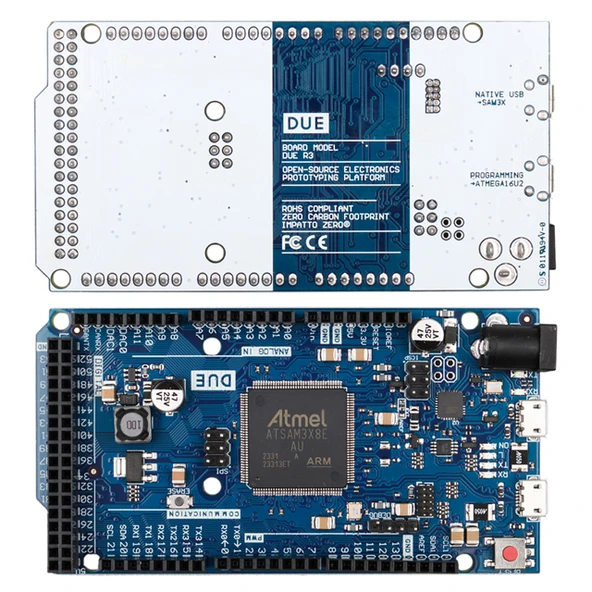 Arduino Due R3 ARM Cortex-M3 32-Bit Geliştirme Kartı (Micro-USB) ürün görseli 1