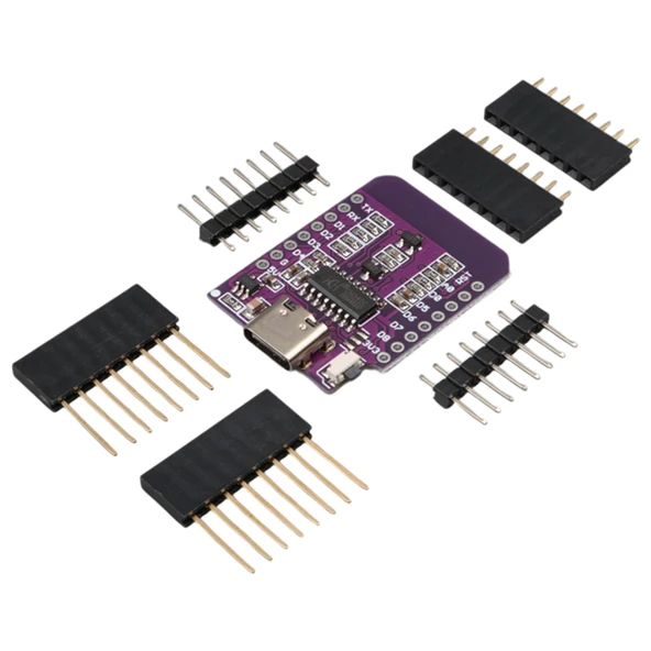 Wemos D1 Mini V4.0 ESP8266 Geliştirme Kartı Type-C Girişli Wifi Mikrokontrolcü Modülü ürün görseli 1