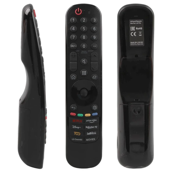 LG RM-L1863 MD Netflix Prime Video Rakuten Tod Disney+ Tuşlu LCD Led TV Kumanda Kumanda ürün görseli 1
