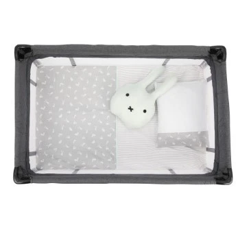 Sema Baby 6 Parça Lüks Park Yatak Bebek Uyku Seti - Happy Rabbit ürün görseli 1
