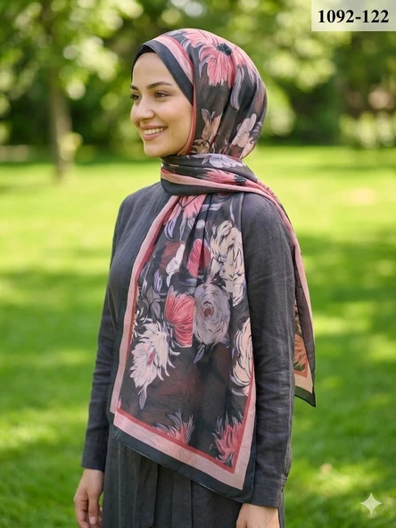 Velscarfs Soft Pamuk Şal (Siyah) 1092-122 ürün görseli 1