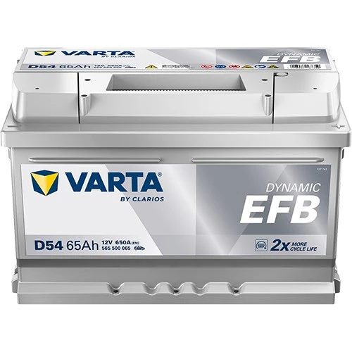 Varta D54 12V 65Ah 650A Dynamıc Slı Efb Akü (Ford-Opel Uyumlu) ( Üretim Tarihi:2026) ürün görseli 1