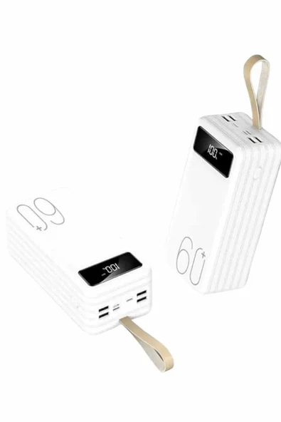 Powerbank 60.000 Mah Taşınabilir Şarj Hızlı El Fenerli Dijital Göstergeli ürün görseli 1