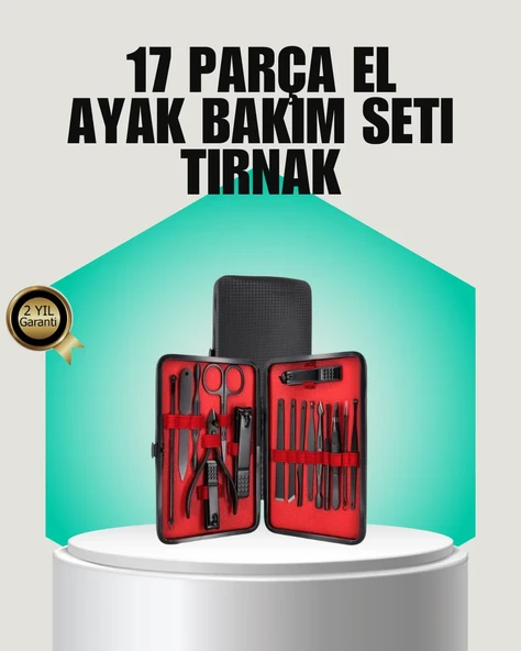 Siyah Kaymaz Teknolojili El ve Ayak Bakım Seti ürün görseli 1