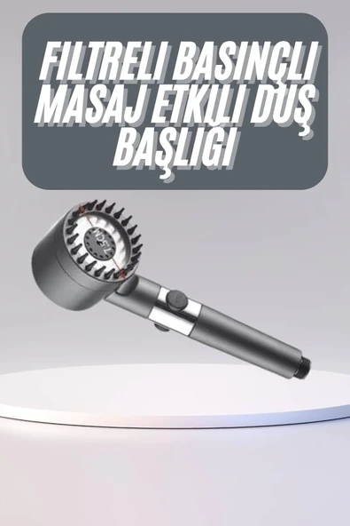 Yüksek Performanslı Masaj Etkili Su Tasarruflu Duş Başlığı Krom Kaplama Uzun Ömürlü ürün görseli 1