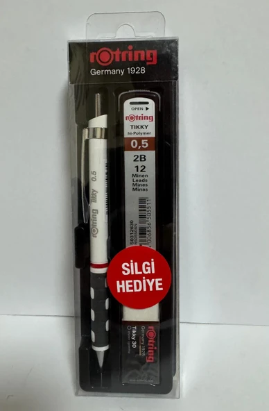 Versatil Beyaz Kalem 0.5+Min+Silgi Hediye ürün görseli 1