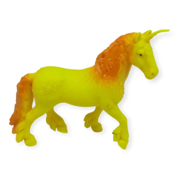 Çiftlik Hayvanları Serisi - Efsanevi Unicorn 12 cm - Sarı ürün görseli 1