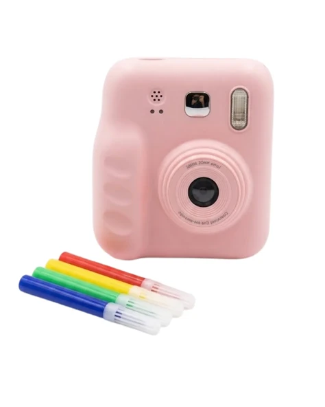 Y300H PRİNTER KAMERA PEMBE - Resim 4