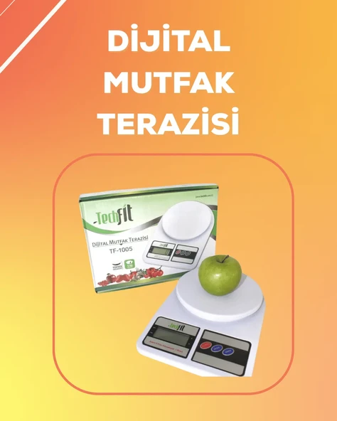 LCD Ekranlı Yüksek Hassasiyetli Dijital Mutfak Terazisi ürün görseli 1