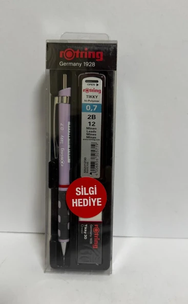 Versatil Lila Kalem 0.7+Min+Silgi Hediye ürün görseli 1