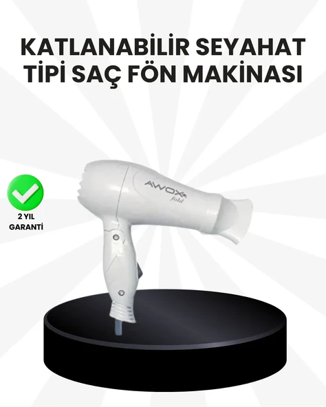 Taşınabilir Fön Makinesi Katlanır Gövde Enerji Tasarruflu ürün görseli 1