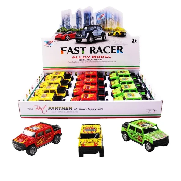 K137A7 - ÇEKBIRAK METAL HUMMER JEEP 12 ürün görseli 1