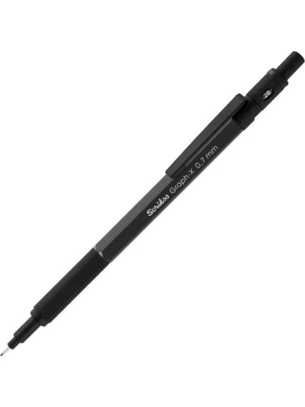 Versatil Kalem Metal Graph-X 0.7Mm M.Siyah ürün görseli 1