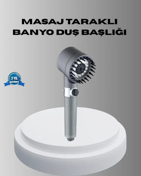 Spa Etkili Masaj Uçlu Duş Başlığı Ergonomik Tasarım ürün görseli 1