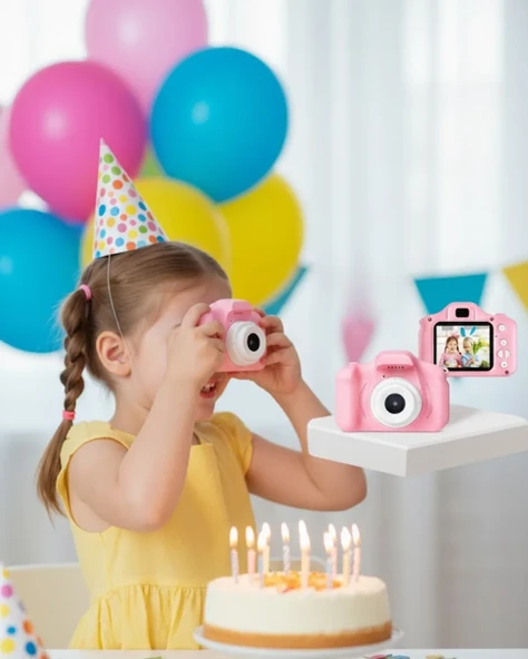 Mini Dijital Kamera HD Video Kayıt ve Fotoğraf Çekim Özellikli USB Şarjlı Taşınabilir Cihaz ürün görseli 1