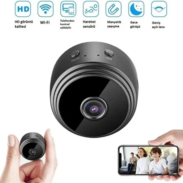 Mini HD Wi-Fi Güvenlik Kamerası ürün görseli 1