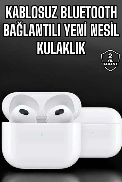 Bluetooth Kulaklık 3.Nesil Kablosuz Uzun Pil Ömrü Dokunmatik Kontrol ürün görseli 1