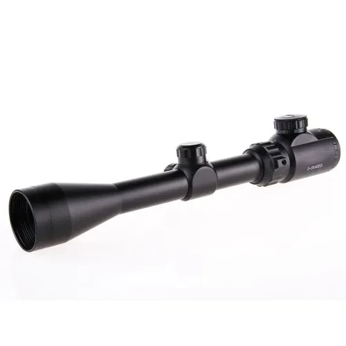 3-9x40 Zoomlu Çıft Işıklı Av Tüfeği Dürbünü Montaj Kelepçeli ürün görseli 1
