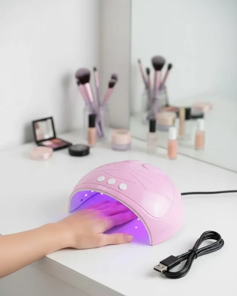 45W Güçlü Ultraviyole Işıklı Oje Kurutucu Cihaz ürün görseli 1