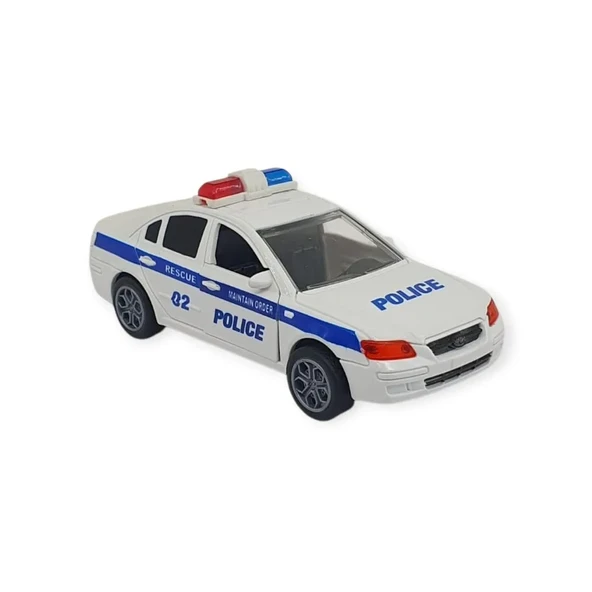 Sesli Işıklı Çek Bırak Polis Arabası ürün görseli 1