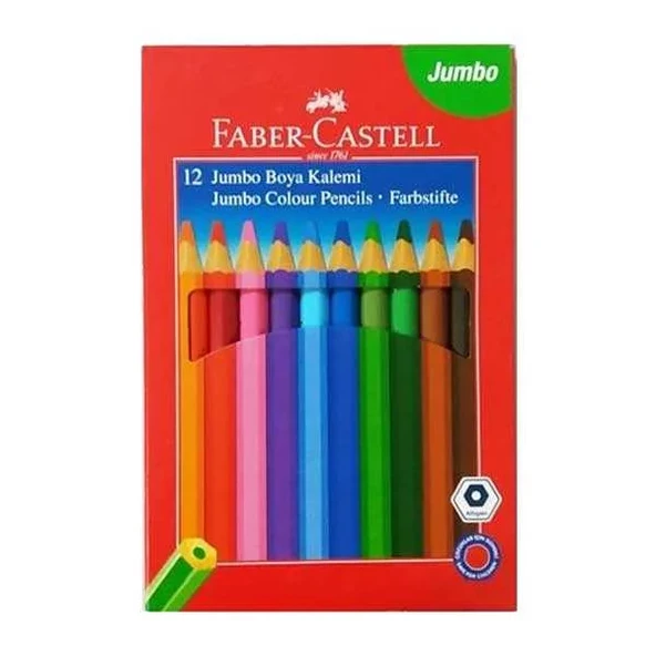 Jumbo Kuru Boya 12 li Tam Boy ürün görseli 1