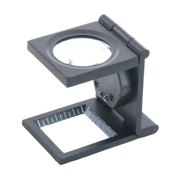 Nikula-25x25 Mm Full çelik Kaplı Katlamalı Büyüteç Th ürün görseli 1
