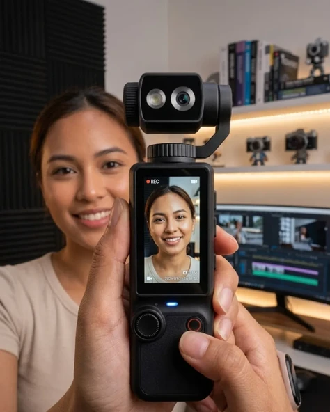 Kompakt 4K Vlog Kamera 2.0 IPS Ekran Otomatik Odaklama ve Stereo Ses Kayıtlı ürün görseli 1